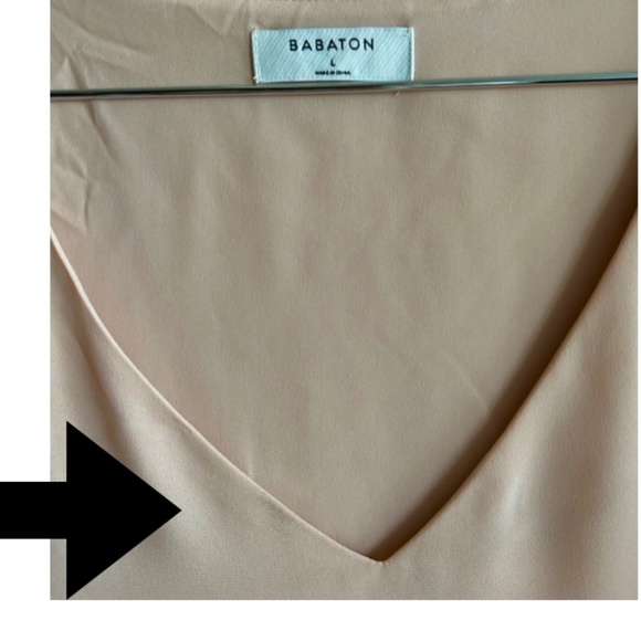 Babaton Randy Blouse – Dusty Pink – Size L - Picture 7 of 7